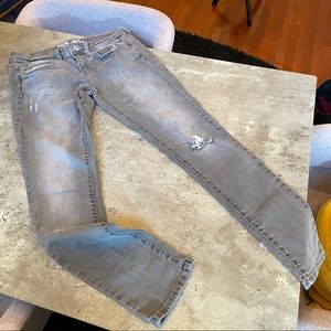 Target MOSSIMO gray skinny jeans